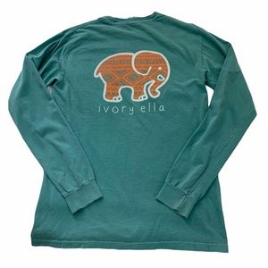 Ivory Ella | elephant graphic tee comfort colors S